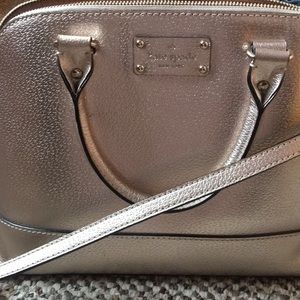 Kate spade rose gold handbag